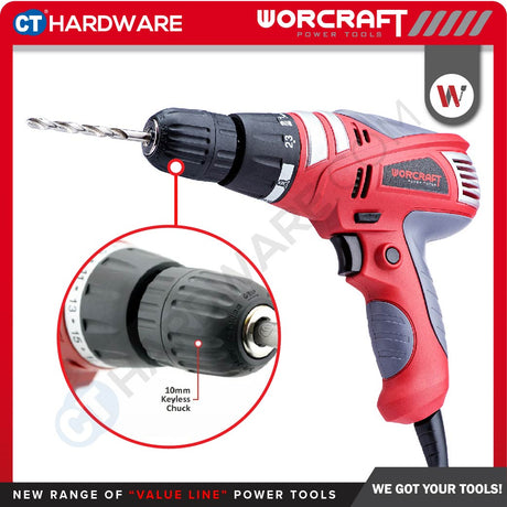 Worcraft ED280 Drill Driver 10mm 280W