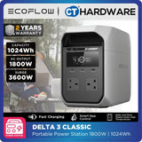 EcoFlow DELTA 3 CLASSIC Portable Power Station (1024WH | 1800W Output)