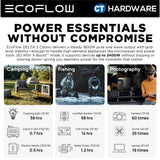 EcoFlow DELTA 3 CLASSIC Portable Power Station (1024WH | 1800W Output)
