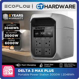 EcoFlow DELTA 3 MAX Plus Portable Power Station (2048WH | 3000W Output)