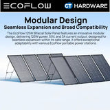 EcoFlow 125W Bifacial Modular Portable Solar Panel