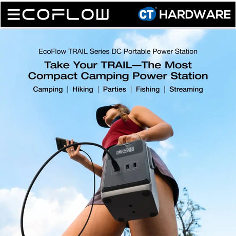EcoFlow TRAIL 200 DC Portable Power Station (192WH | 220W Output)