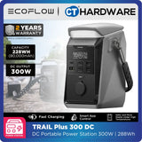 EcoFlow TRAIL Plus 300 DC Portable Power Station (288WH | 300W Output)