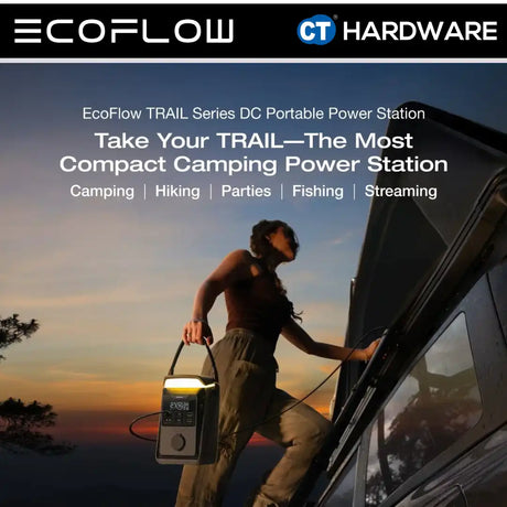 EcoFlow TRAIL Plus 300 DC Portable Power Station (288WH | 300W Output)