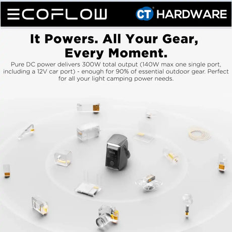 EcoFlow TRAIL Plus 300 DC Portable Power Station (288WH | 300W Output)