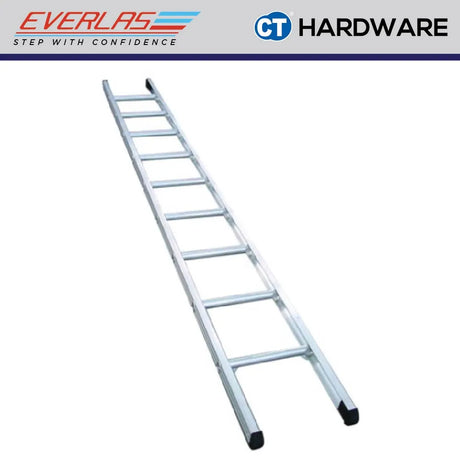 Everlas ES-DR Series Heavy Duty Single Pole Ladder 7 Rungs - 20 Rungs | 150kg Max Load | SIRIM