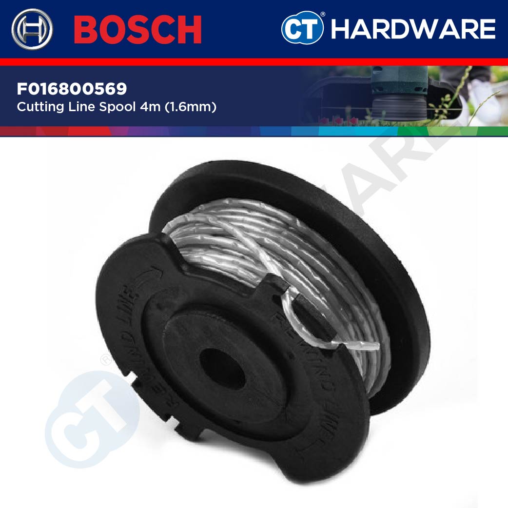 Bosch F016800569 Cutting Line Cartridge Spool with 4.5m x 1.6mm Line for EasyGrassCut