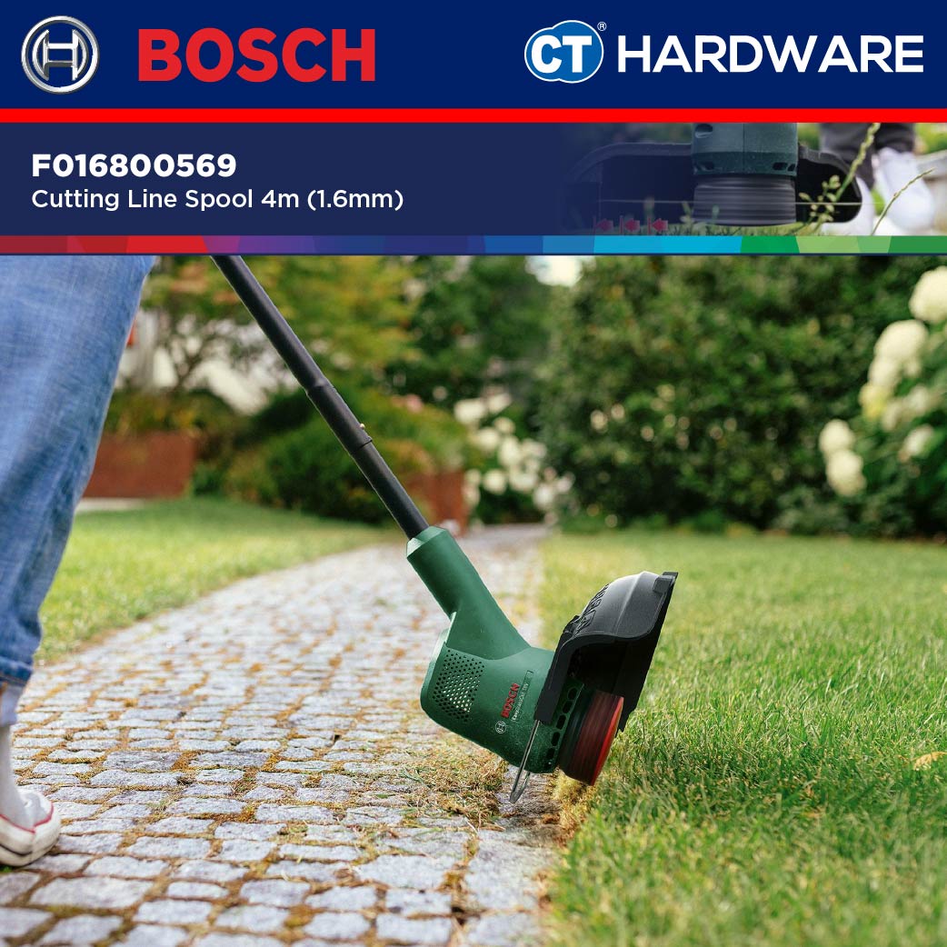 Bosch F016800569 Cutting Line Cartridge Spool with 4.5m x 1.6mm Line for EasyGrassCut
