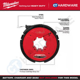 Milwaukee FPFT18ACCY01 Non-Conductive Powered Fish Tape Replacement Cartridge Only [ Base Not Included ]