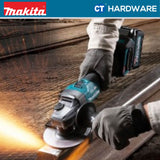 Makita GA005 Cordless Angle Grinder 40Vmax | 125mm (5") | 8,500 RPM | GA005GM201 C/W 2pcs Battery 40V 4.0Ah & 1pc Charger
