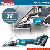 MAKITA GA056GZ CORDLESS FLAT HEAD ANGLE GRINDER 40V | 5" | 9000RPM WITHOUT BATTERY CHARGER [ PADDLE SWITCH ]