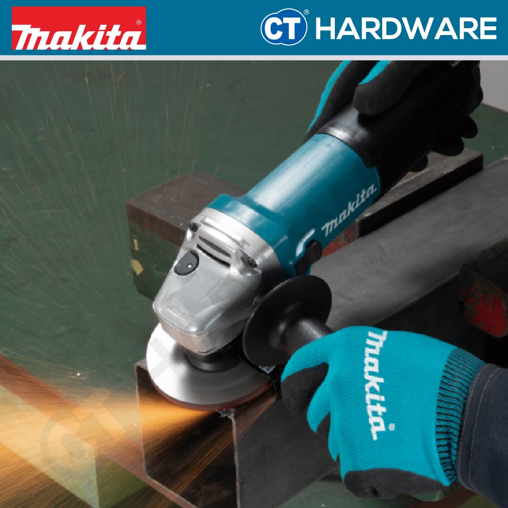 Makita GA4100 Angle Grinder 4" 100mm 850W (Slide Switch)