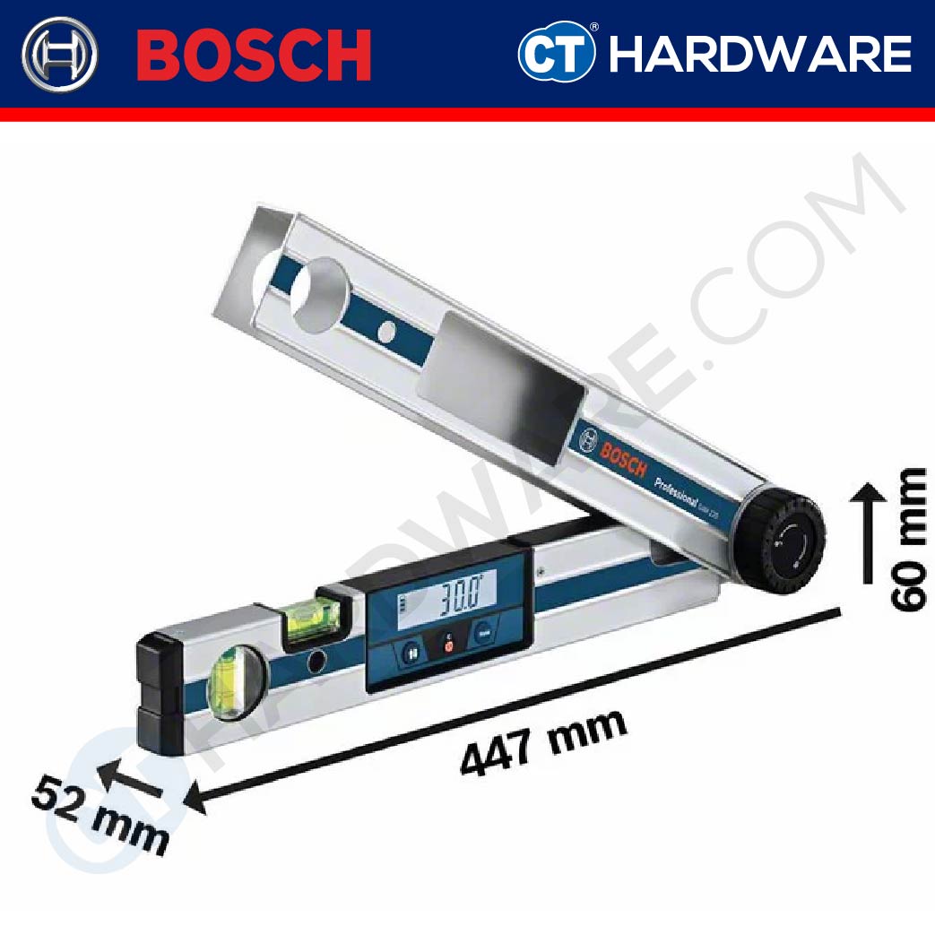 Bosch GAM 220 Professional Angle Measurer 40cm 0-220° [0601076500 | GAM220]