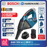 Bosch GAS 12 V-LI Professional Cordless Vacuum Cleaner 12V | SOLO | 1-Battery [GAS12VLISOLO]