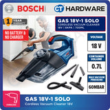 🎁 Bosch GAS 18V-1  Professional Cordless Vacuum Cleaner 18V | SOLO | 1-Battery | 2-Battery [GAS18V1SOLO] (100% off)