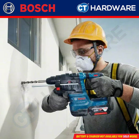 Bosch GBH 185-LI Professional Cordless Brushless Rotary Hammer 18V | SOLO | 2-Battery [06119240L1 | GBH185LI]