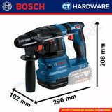 Bosch GBH 185-LI Professional Cordless Brushless Rotary Hammer 18V | SOLO | 2-Battery [06119240L1 | GBH185LI]