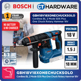 Bosch GBH 18V-18 X ONECHUCK Cordless Brushless 2 Mode SDS Plus Rotary Hammer 18V 18 MM [GBH18V18XONECHUCKSOLO]