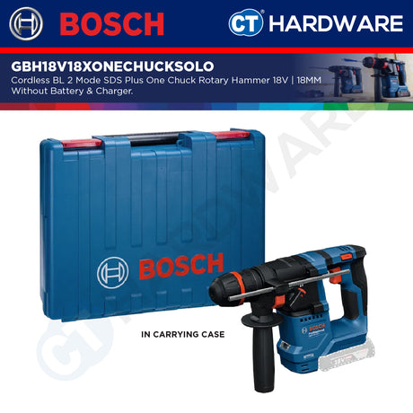 Bosch GBH 18V-18 X ONECHUCK Cordless Brushless 2 Mode SDS Plus Rotary Hammer 18V 18 MM [GBH18V18XONECHUCKSOLO]