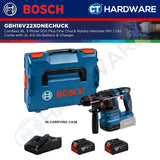 Bosch GBH18V22XONECHUCK Cordless Brushless 3 Mode SDS Plus One Chuck Rotary Hammer 18V | 1.9J