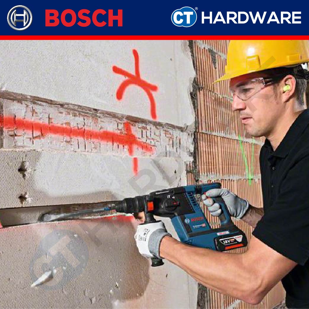 Bosch GBH 18V-26 SOLO Cordless Rotary Hammer with SDS Plus 18V [0611909000 | GBH18V26SOLO]