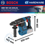 Bosch GBH 18V-26 SOLO Cordless Rotary Hammer 18V SDS Plus, 2.6J Without Battery & Charger, GBH18V26SOLO
