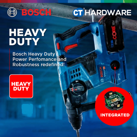 Bosch GBH 18V-28 CF SOLO Cordless Brushless Rotary Hammer 18V 28MM Hammer Drilling Concrete Stone Masonry [GBH18V28CFSOLO]