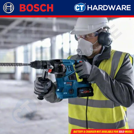 Bosch GBH 18V-28 CF SOLO Cordless Brushless Rotary Hammer 18V 28MM Hammer Drilling Concrete Stone Masonry [GBH18V28CFSOLO]