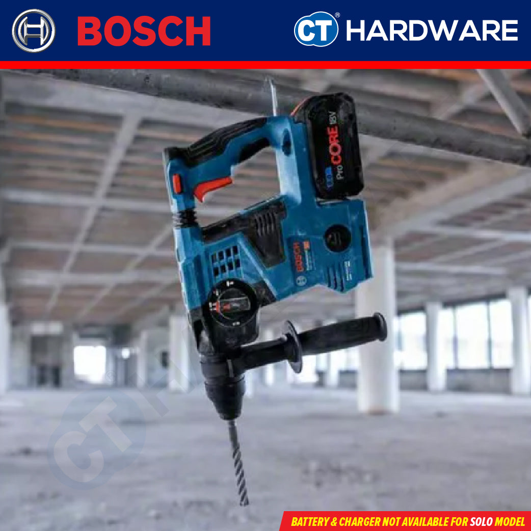 BOSCH GBH 18V-28 CF SOLO Cordless Brushless Rotary Hammer 18V 28MM Hammer Drilling Concrete Stone Masonry [GBH18V28CFSOLO]