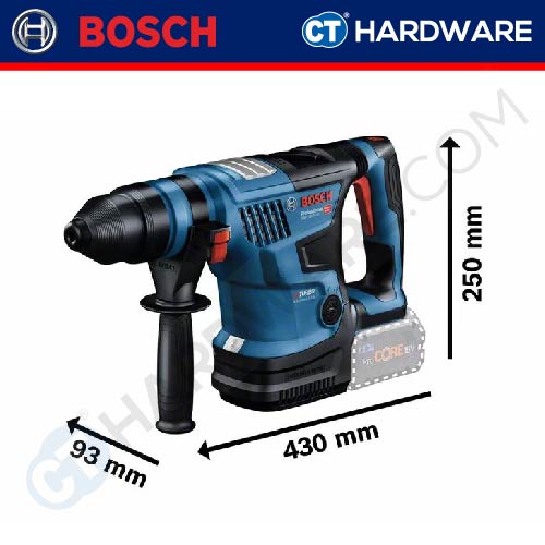 Bosch GBH 18V-34 CF SOLO Cordless Rotary Hammer BITURBO with SDS Plus 18V [0611914082 | GBH18V34CFSOLO]