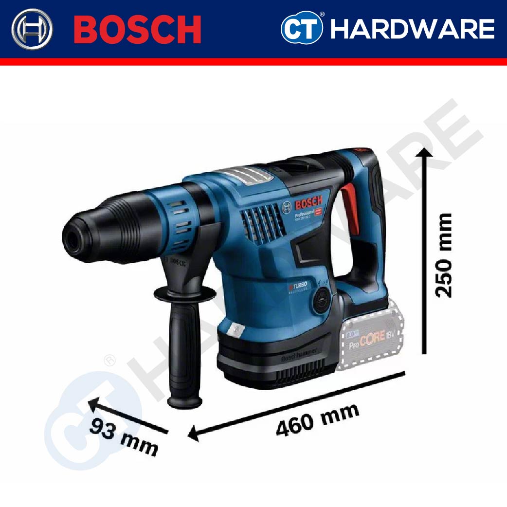 Bosch GBH 18V-36 C SOLO Cordless Rotary Hammer BITURBO with SDS Max 18V [0611915082 | GBH18V36CSOLO]