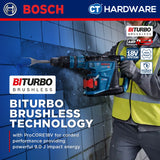 Bosch GBH 18V-40 C SOLO BITURBO Cordless Rotary Hammer with SDS Max 18V 9J [GBH18V40CSOLO]