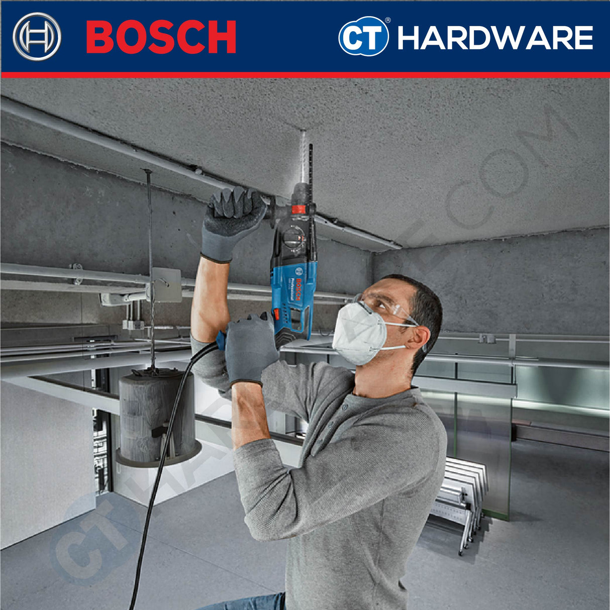 Bosch GBH 2-20 Professional Rotary Hammer with SDS Plus 720W [06112A60L0 | GBH220]