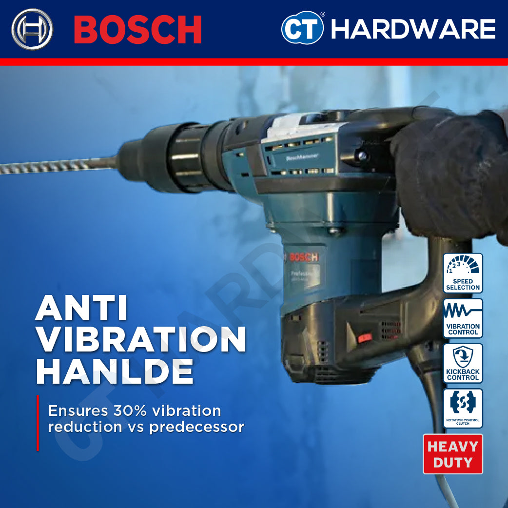Bosch PRO GBH 5-40 V SDS MAX Rotary Hammer 1100W 8.5J [06112790L0]