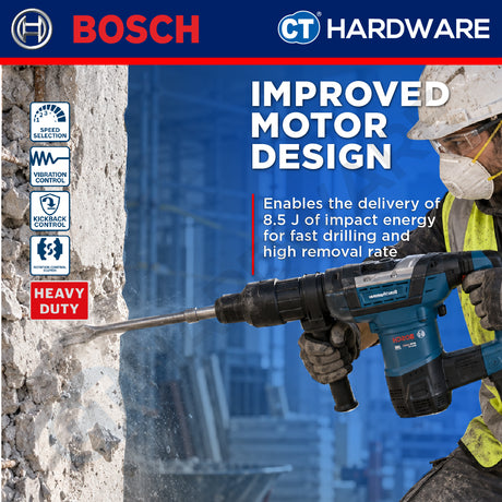 Bosch PRO GBH 5-40 V SDS MAX Rotary Hammer 1100W 8.5J [06112790L0]