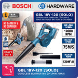 Bosch GBL 18V-120 SOLO Professional Cordless Blower Without Battery & Charger, GBL18V120