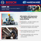 Bosch PRO GBM 38 Magnetic Core Drill 1050W 12-38mm [06011C50L0]