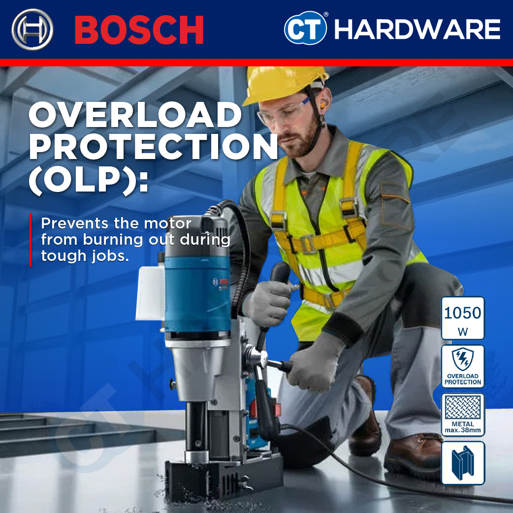 Bosch PRO GBM 38 Magnetic Core Drill 1050W 12-38mm [06011C50L0]