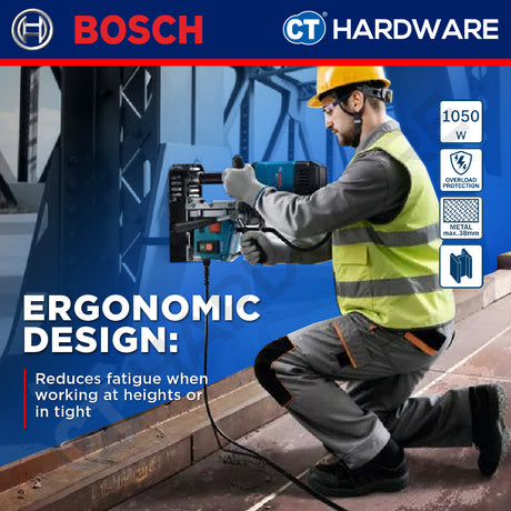 Bosch PRO GBM 38 Magnetic Core Drill 1050W 12-38mm [06011C50L0]