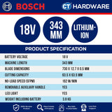 Bosch GCB 18V-63 SOLO Cordless Band Saw 18V | 63.5×63.5MM | Metal Cutting [ GCB18V63SOLO ]