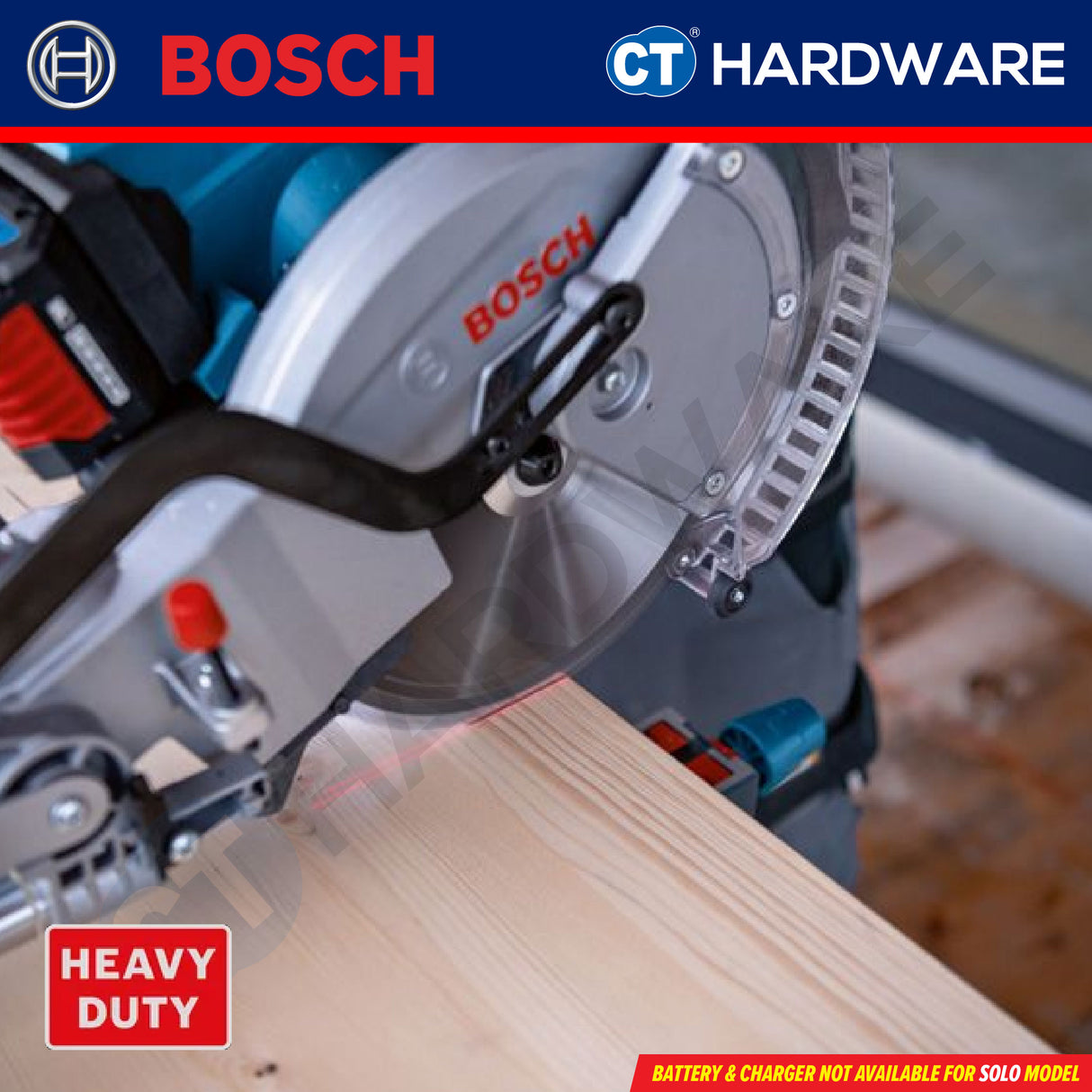 Bosch GCM 18V-254 D BITURBO Cordless Brushless Sliding Compound Mitre Saw 18V | 254mm