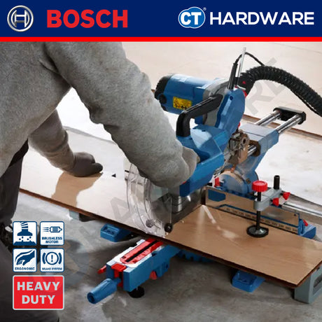 Bosch GCM 254 D Corded Mitre Saw 10" | 254MM | 1800W | 4800RPM | 0601B59000 [ GCM254D ]