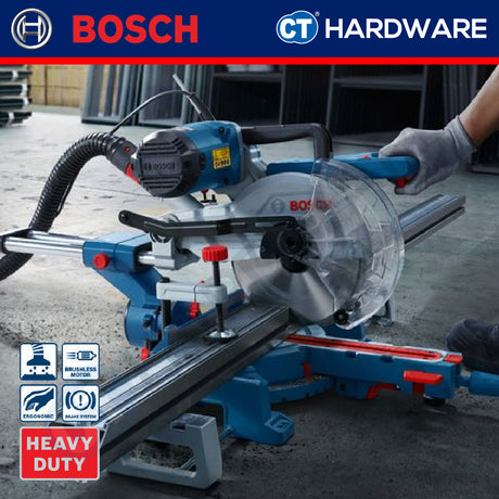 Bosch GCM 254 D Corded Mitre Saw 10" | 254MM | 1800W | 4800RPM | 0601B59000 [ GCM254D ]