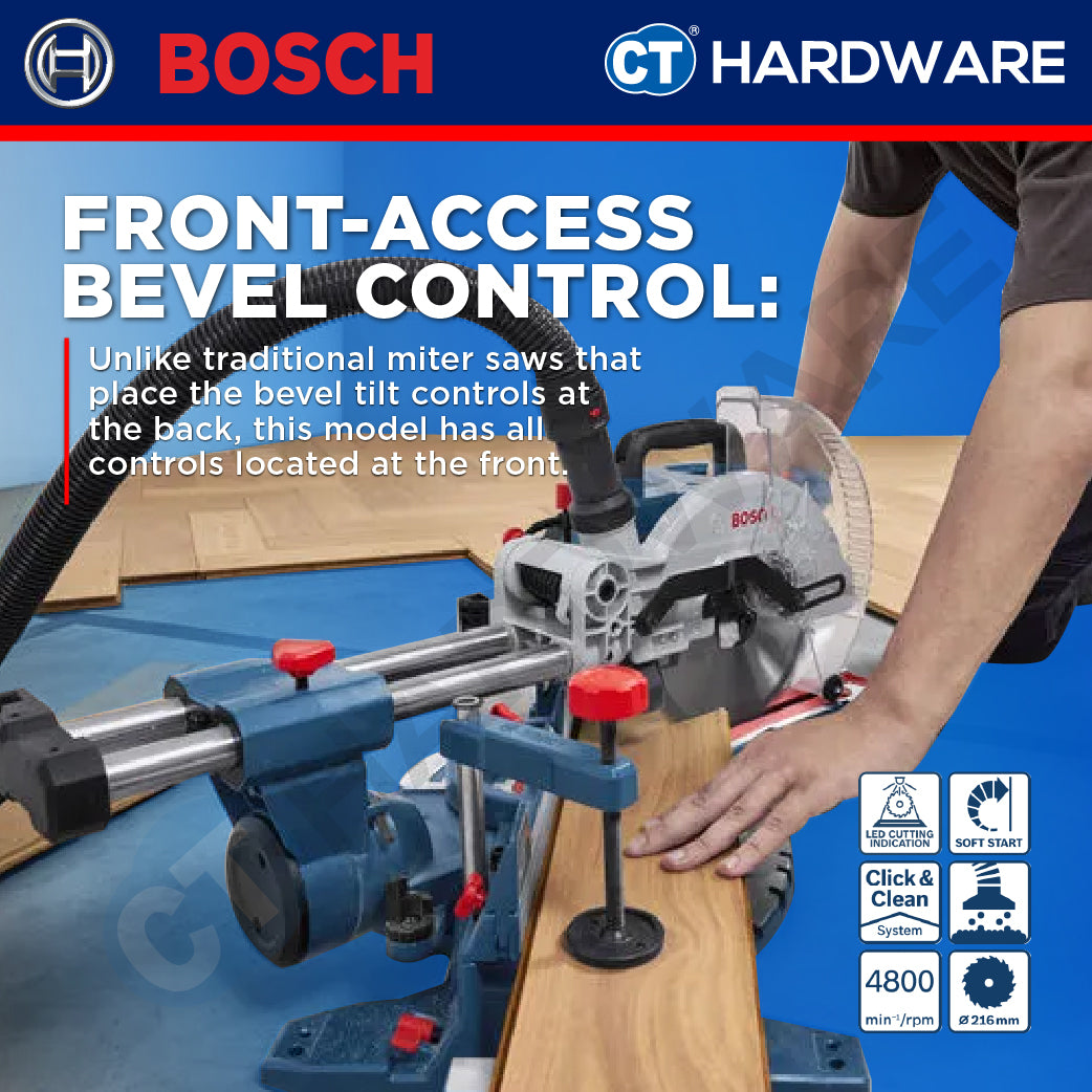Bosch PRO GCM305-216S Mitre Saw 1300W 216mm 315mm Cutting Capacity [0601B610L0]