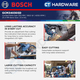 Bosch GCM340305D Corded Mitre Saw 305 MM | 1800 W | 4050 RPM | 25.4MM Bore Size