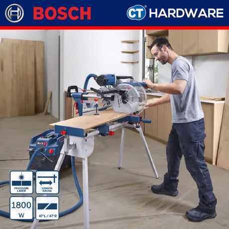 Bosch GCM340305D Corded Mitre Saw 305 MM | 1800 W | 4050 RPM | 25.4MM Bore Size