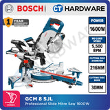 Bosch GCM 8 SJL Professional Sliding Mitre Saw 8" 1600W [0601B191L0 | GCM8SJL]