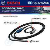 Bosch PRO GDI38-500 Concrete Vibrator Poker 38mm 5m Whip [06019P9400]