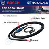Bosch PRO GDI50-65D Concrete Vibrator Poker 50mm 0.65m Whip [06019P9200]