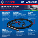 Bosch PRO GDI50-65D Concrete Vibrator Poker 50mm 0.65m Whip [06019P9200]